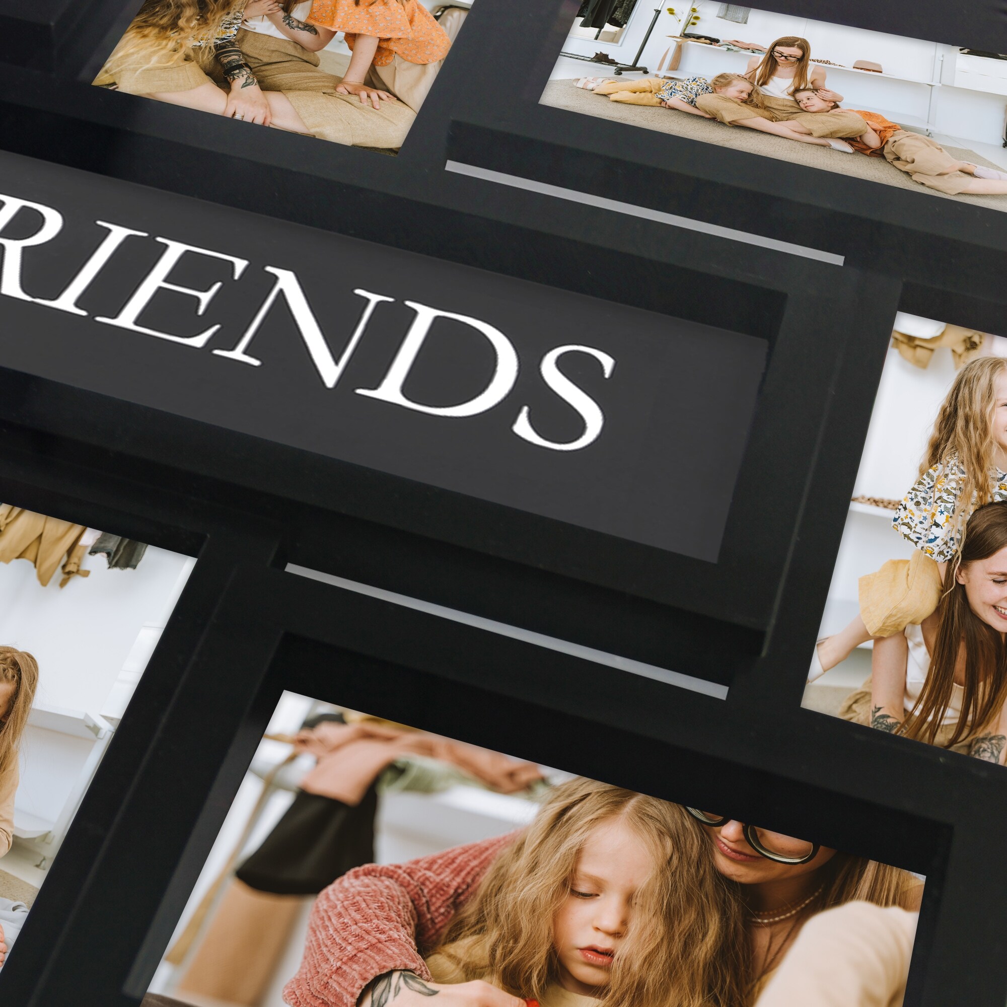 HELLO LAURA 12 Opening Decorative Wall Hanging Collage Puzzle